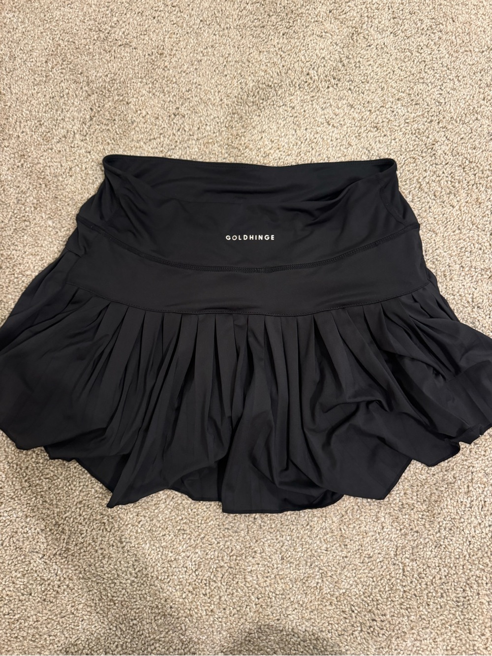 Gold Hinge Tennis Skirt